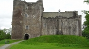Doune Castle -outside view entrance