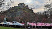 Edinburgh Castle und die Vorbereitungen zum Hogmanay